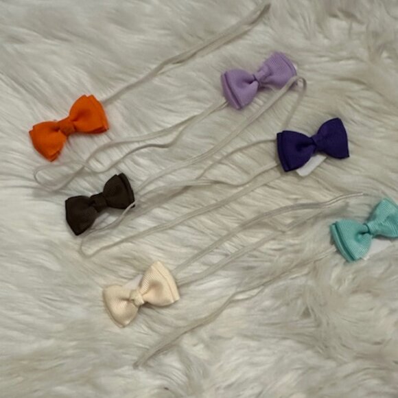Hand Crafted Other - Bundle (6) of 2" Mini Bow on Skinny FOE Headband  HB8268  Handmade NWT Boutique
